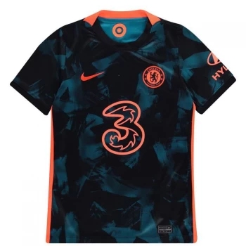 Nike Chelsea Third Shirt 2021 2022 Junior - Blue/Red