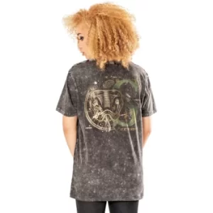 Slytherin Acid Wash Harry Potter Unisex T-Shirt Ex Large