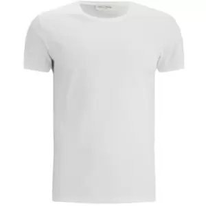 American Vintage Mens Short Sleeve T-Shirt - White - XXL