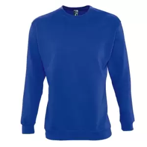 SOLS Mens Supreme Plain Cotton Rich Sweatshirt (3XL) (Royal Blue)