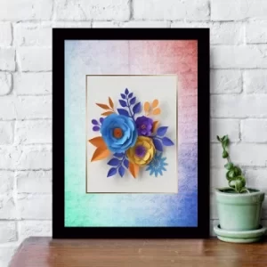 SC0567481471 Multicolor Decorative Framed MDF Painting