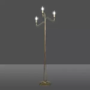 Tori Gold Multi Arm Floor Lamp 3x E14