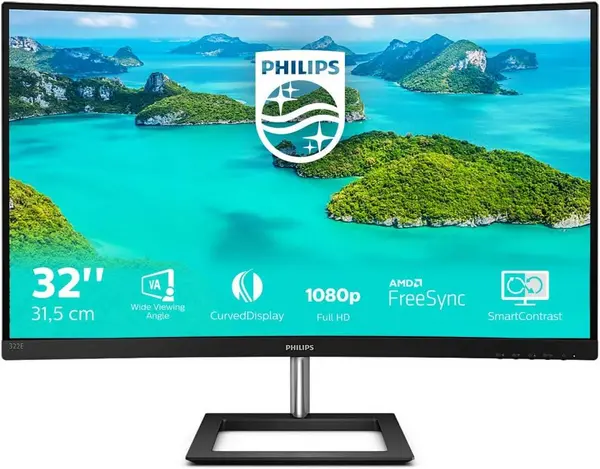 Philips E Line 32" 328E8QJAB500 Full HD LED Monitor