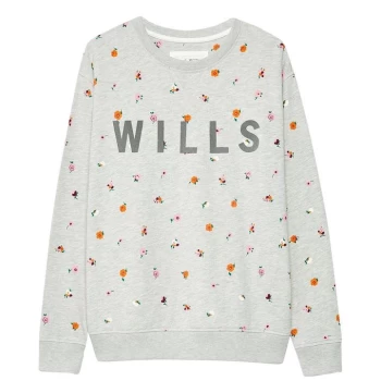 Jack Wills Finch Boyfriend Crew Neck Sweatshirt - Multi