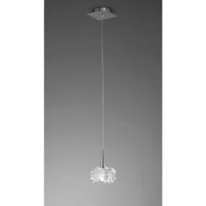 Artic pendant light 1 bulb G9 Small, polished chrome