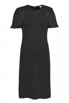 Great Plains Joelle Jersey Frill Detail Dress Black