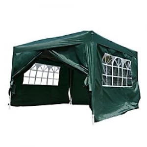 OutSunny Pop Up Gazebo Green Water proof Outdoors 225mm x 1210 mm x 225 mm