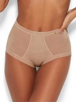 Gossard Gossard Glossies Deep Brief, Nude, Size S, Women