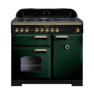 Rangemaster 113820 CDL100DFFRG-B Classic Deluxe 100cm Dual Fuel Range Cooker Racing G-B