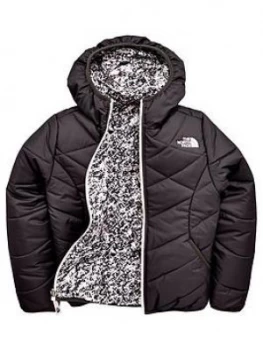 The North Face The North Face Girls Reversible Perrito Jacket Grey Size 6 YearsXs Women