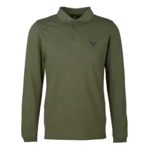 Barbour Beacon Sleeve Polo Shirt - Green