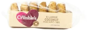 Mrs Crimble's Gluten Free Large Plain Macaroons 200g