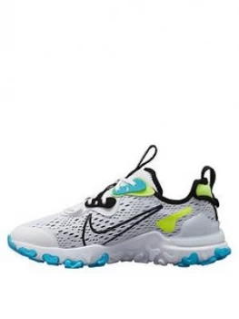 Nike React Vision Junior Trainer, White, Size 3