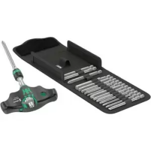 Wera Kraftform Kompakt 400 RA Set 1 Bit screwdriver 17 Piece Phillips, Pozidriv, TORX, Allen, Slot