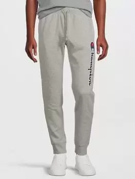 Champion Champion Logo Joggers, Grey Marl, Size L, Men