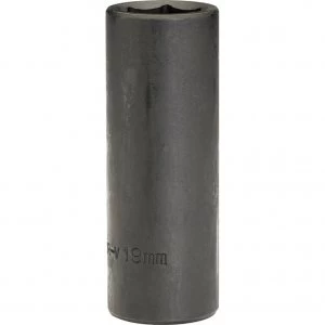 Draper Expert 1/2" Drive Hi Torq Deep Hexagon Impact Socket Metric 1/2" 19mm