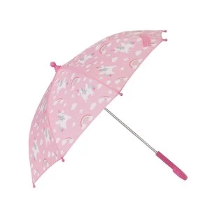 Sass & Belle Rainbow Unicorn Kids Umbrella