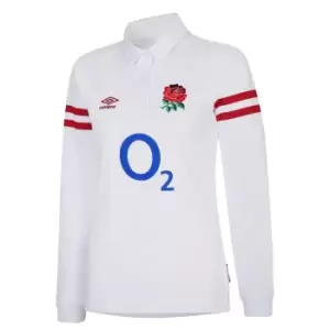 Umbro England Home Classic Licensed Long Sleeved Shirt 2022/2023 Womens - White