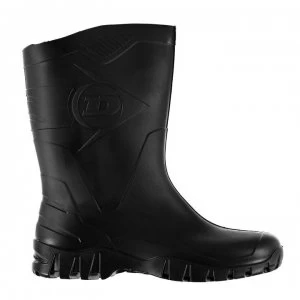 Dunlop Mens Half Wellingtons - Black