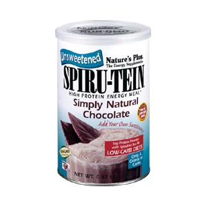 Natures Plus Chocolate Simply Natural Spiru Tein Shake 370g