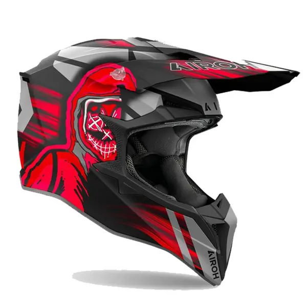 Airoh Wraaap Cyber Red Matt Offroad Helmet L