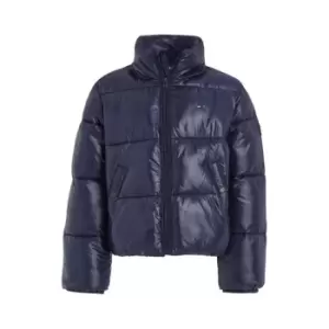 Tommy Hilfiger Glossy Puffer Jacket - Blue