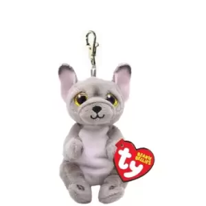 Beanie Bellies Key Clip Wilfred Dog 10cm