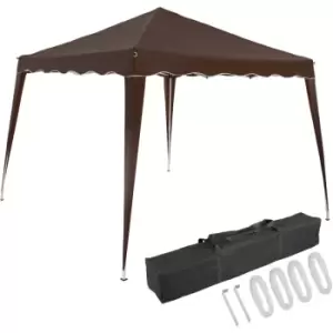 Pavilion 3x3m Gazebo Marquee Awning UV Protection 50+ Water-resistant Foldable Bag Folding Capri Party Tent Garden Patio Festival Pop Up Tent Dark