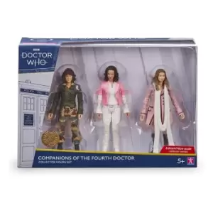 Doctor Who Action Figures 3 Pack Companions of the Fourth Doctors 14 cm