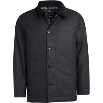 Barbour Tenbigh Wax Jacket - Black BK71