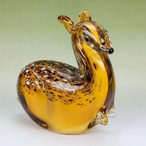 Objets d'Art Handmade Glass Figurine - Deer