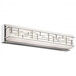 LED Bathroom Large Wall Light Chrome IP44