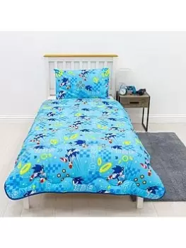 Sonic the Hedgehog Geo Coverless Duvet Set 10.5 Tog Single - Multi