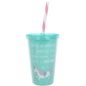 Time to be a Unicorn Drinking Cup