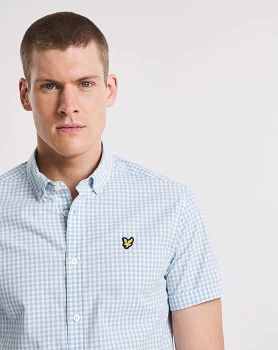 Lyle & Scott Short Sleeve Gingham Shirt