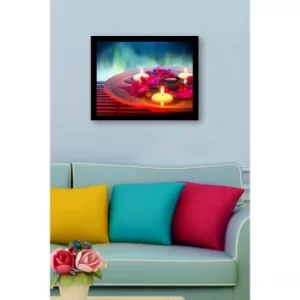 SC0547 Multicolor Decorative Framed MDF Painting