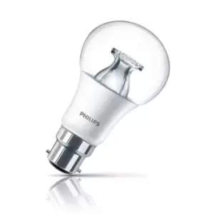 Philips GLS LED Light Bulb Dimmable DimTone B22 8W (60W Eqv) Warm White