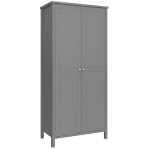 Tromso 2 Door Robe Grey - Grey