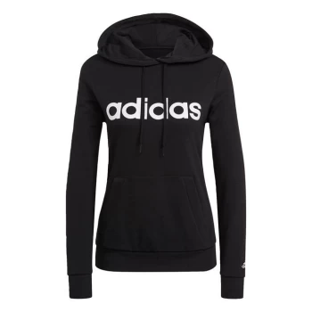 adidas Essentials Logo Hoodie Womens - Black / White