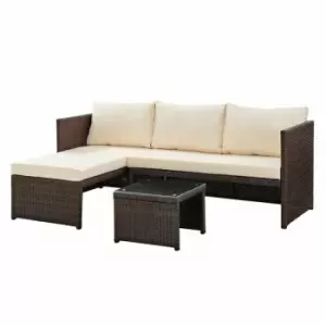 Havana Brown 3PC Sofa Set