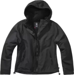 Brandit Windbreaker Frontzip Ladies Jacket, black, Size XS for Women, black, Size XS for Women