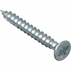 Forgefix Multi Purpose Zinc Plated Screws 3.5mm 30mm Pack of 35