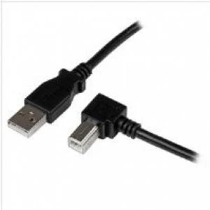 StarTech USB 2.0 A to Right Angle B Cable MM 2m