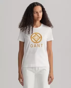 GANT Women Rope Icon T-Shirt (XL) White