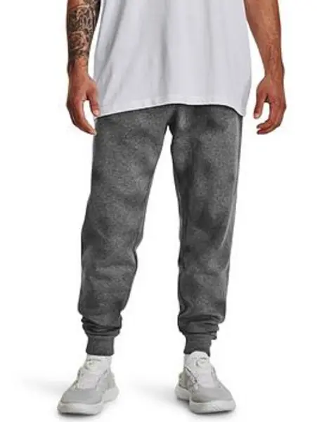 Under Armour Mens Training Rival Fleece Printed Joggers - Grey