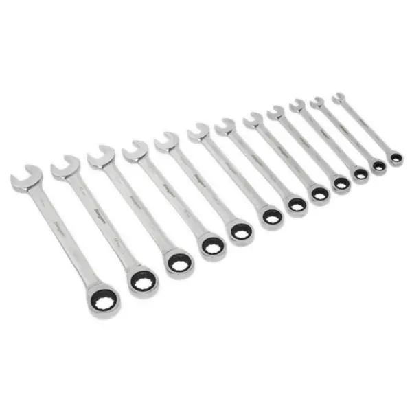 Siegen Ratchet Combination Spanner Set 12pc Metric