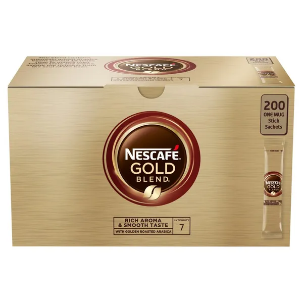 Nescafe Gold Blend One Cup Coffee 200 Sticks