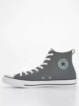 Converse Chuck Taylor All Star Summer Utility Tectuff Hi, Grey/White, Size 7, Men