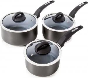 Tower T80302 3 Piece Saucepan Set