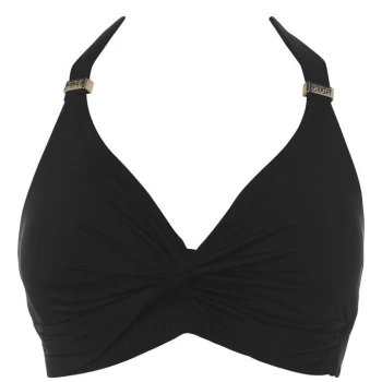 Biba Sienna Twist Bikini Top - Black